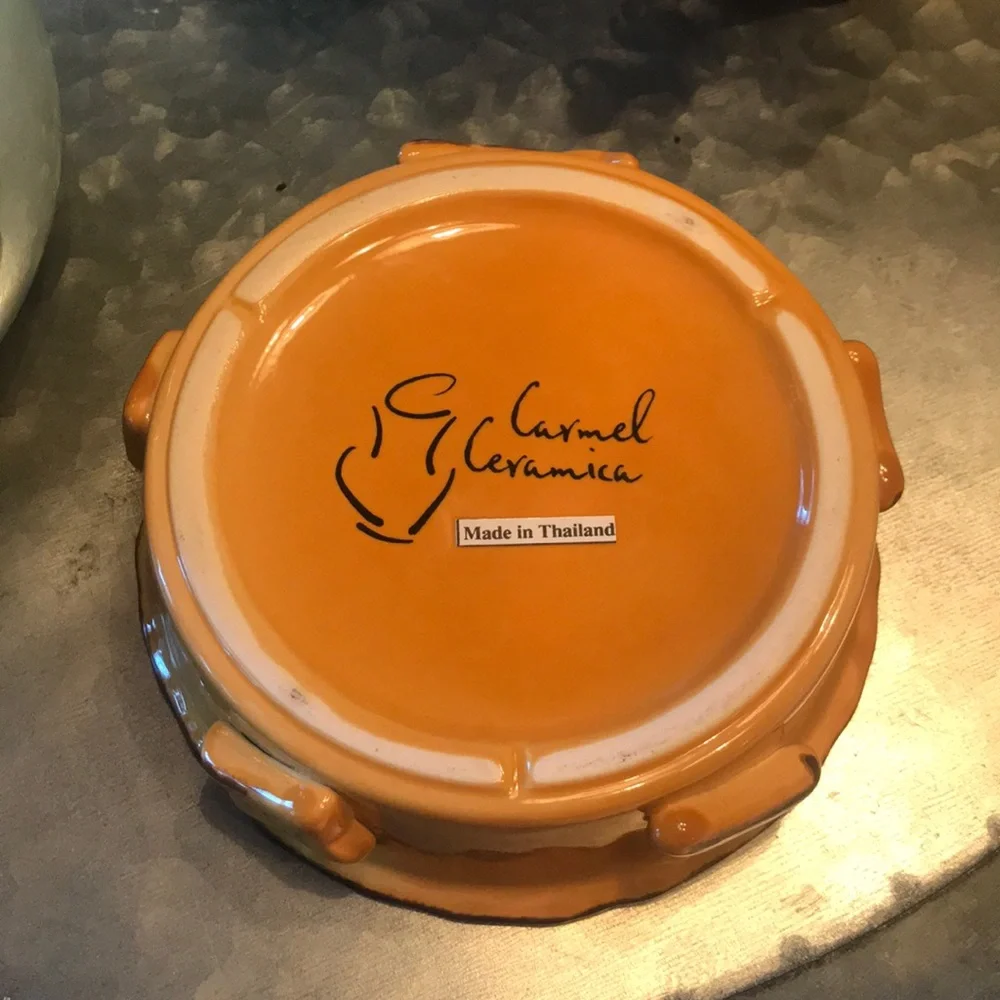 Carmel Ceramica Dog Bowl